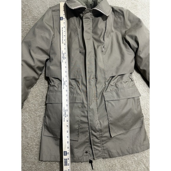 Pacific Trail Sports Beige Vintage 2-1‎ Parka Jacket Down Small Removable Liner - Picture 2 of 6